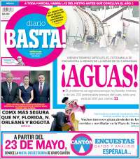 Portada de Diario Basta (México)