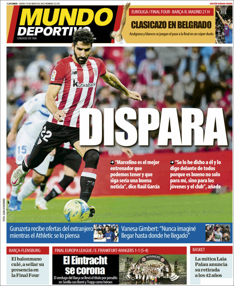 Portada de Mundo Deportivo Bizkaia (España)