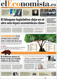Portada de El Economista (Espa&ntilde;a)