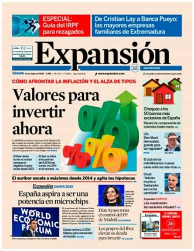 Portada de Expansión (Espa&ntilde;a)
