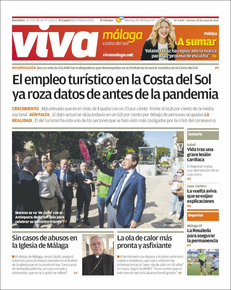 Portada de Viva Málaga (España)