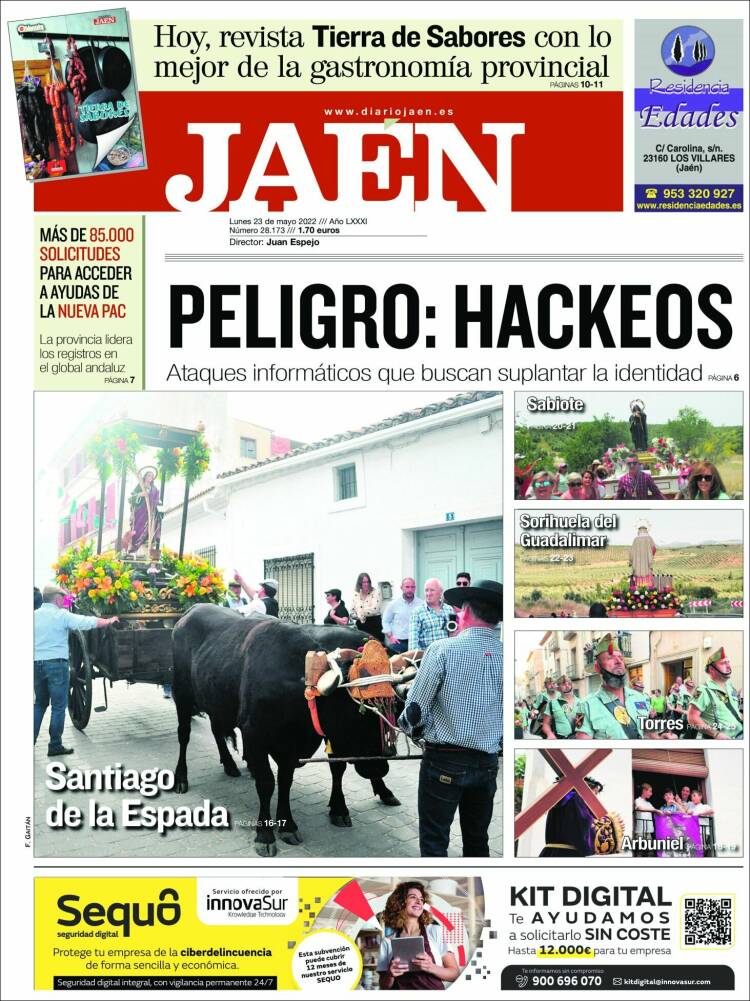 Portada de Diario Jaén (Espa&ntilde;a)