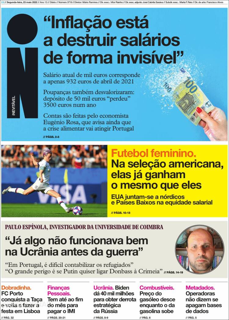 Portada de I - informação (Portugal)