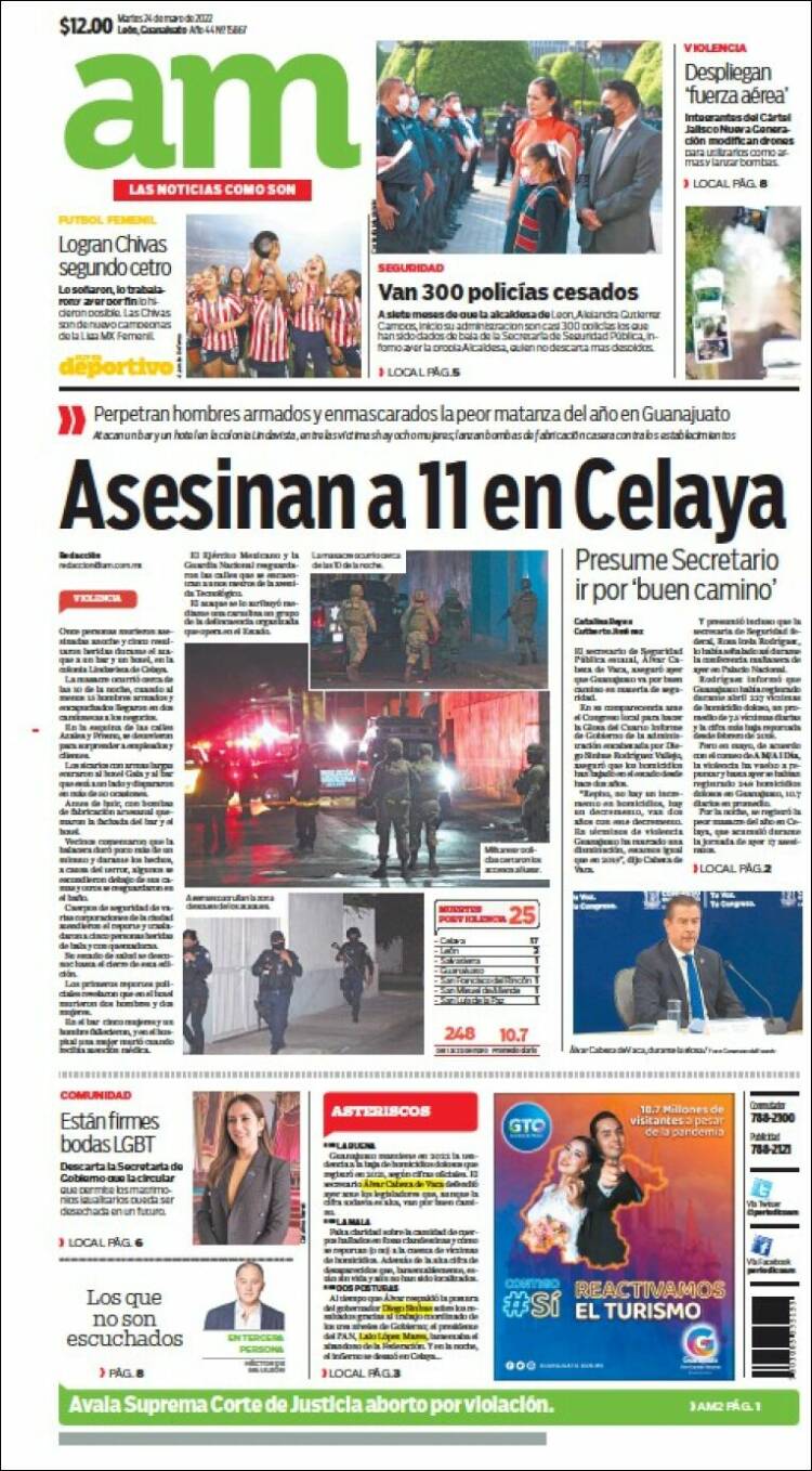 Portada de Al Día A.M. (Mexico)