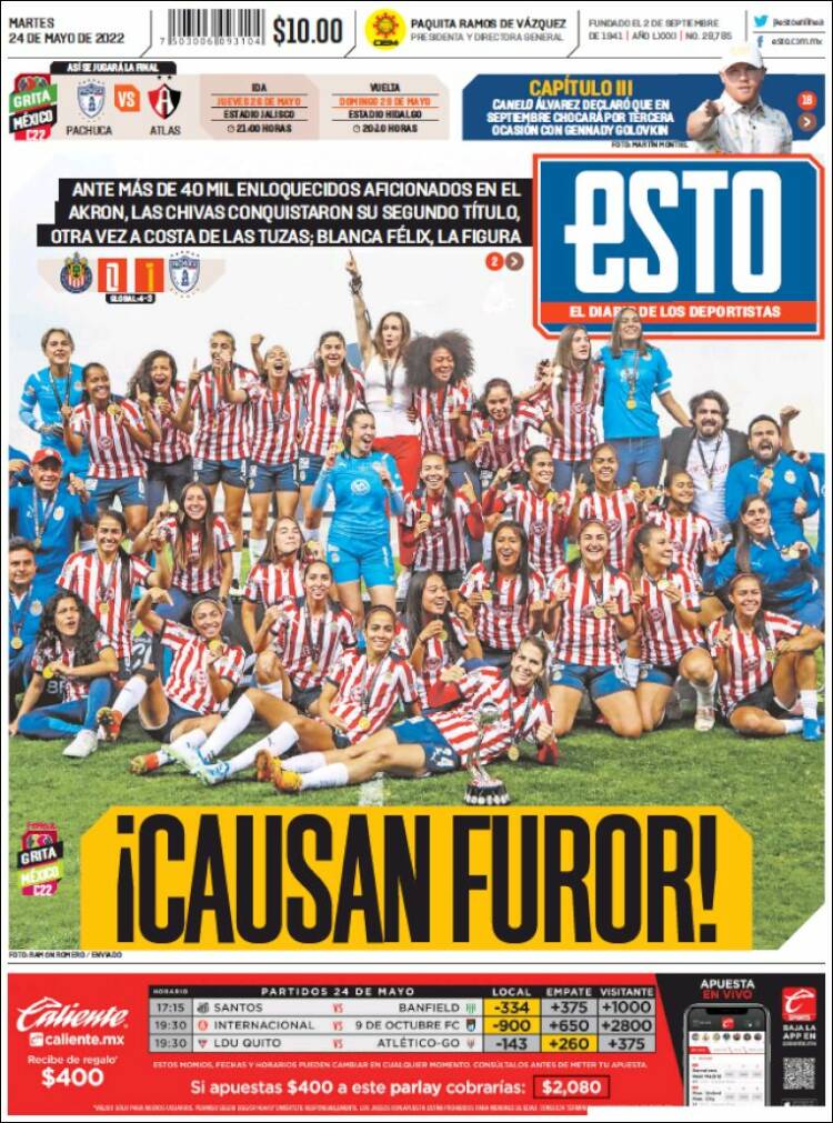 Portada de Esto (Mexico)