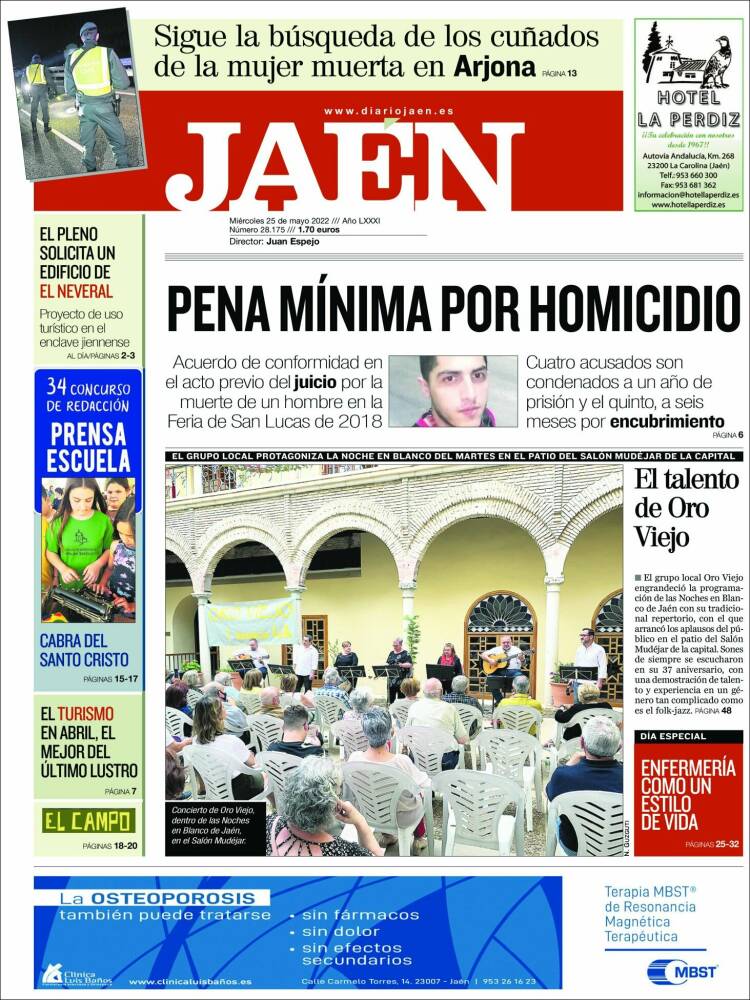 Portada de Diario Jaén (España)