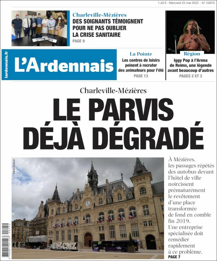 Portada de L'Ardenais (Francia)