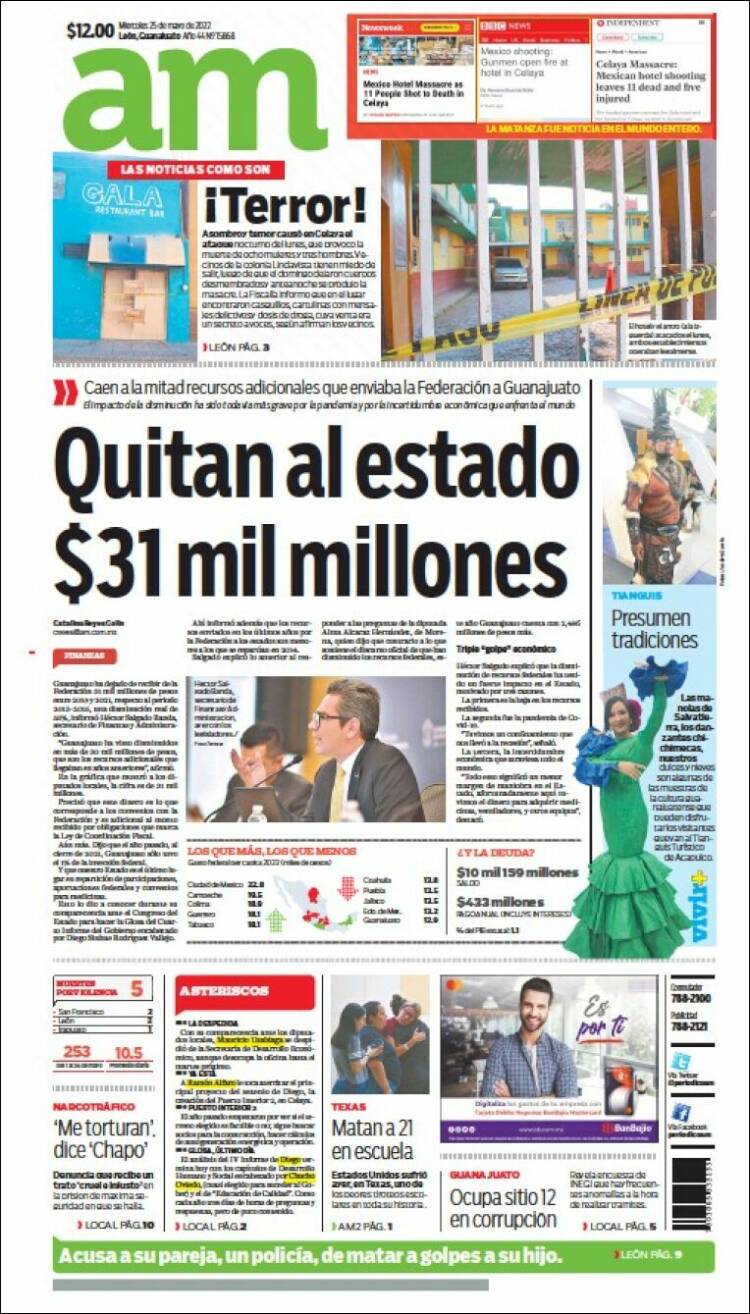 Portada de Al Día A.M. (México)