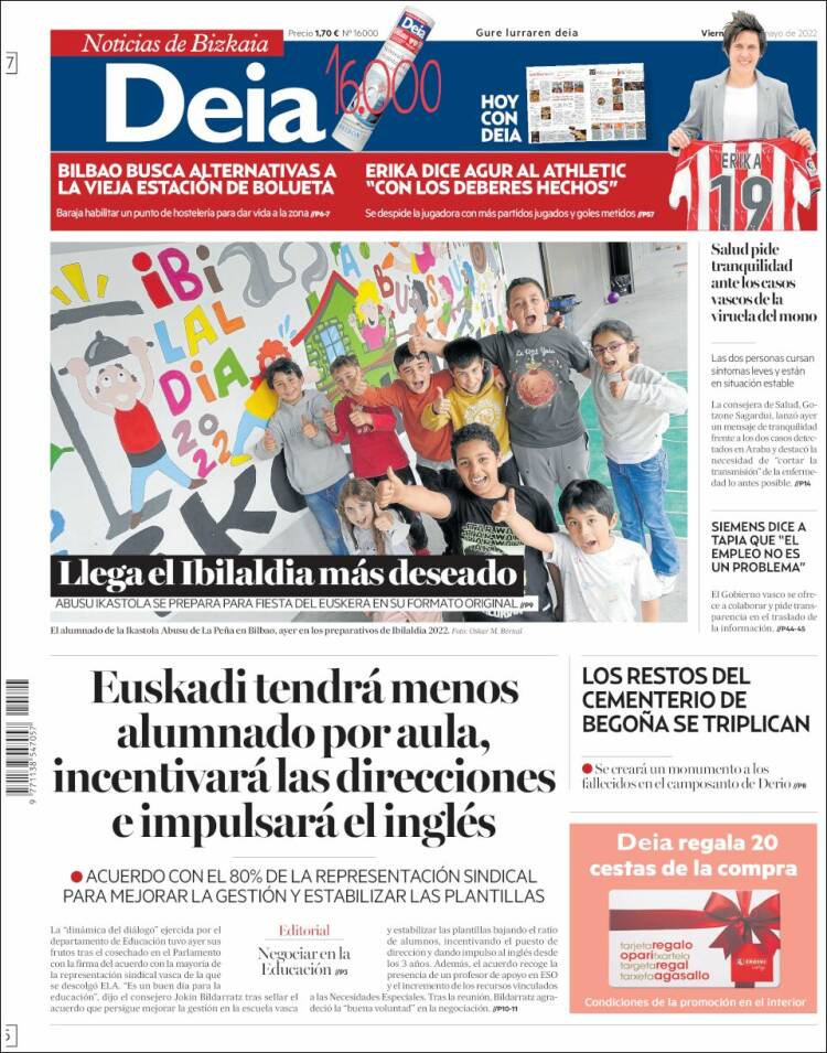 Portada de Deia (España)