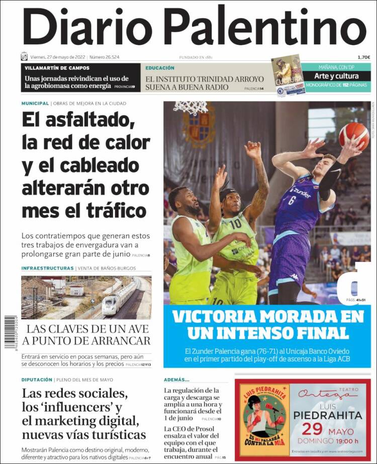 Portada de Diario Palentino (España)