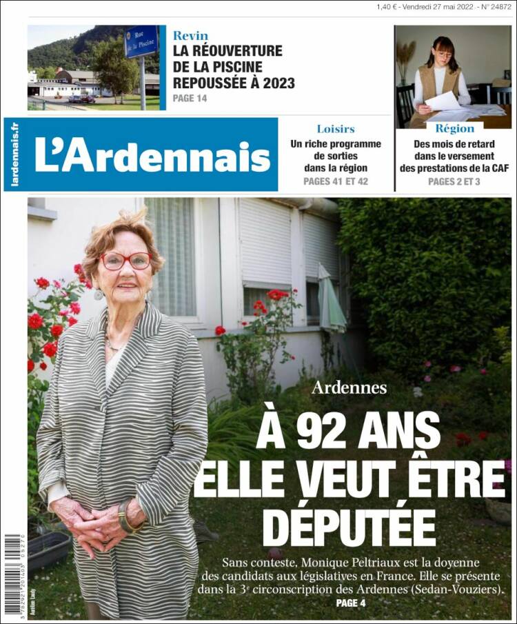Portada de L'Ardenais (Francia)