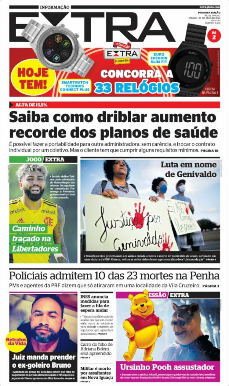 Portada de Extra (Brasil)