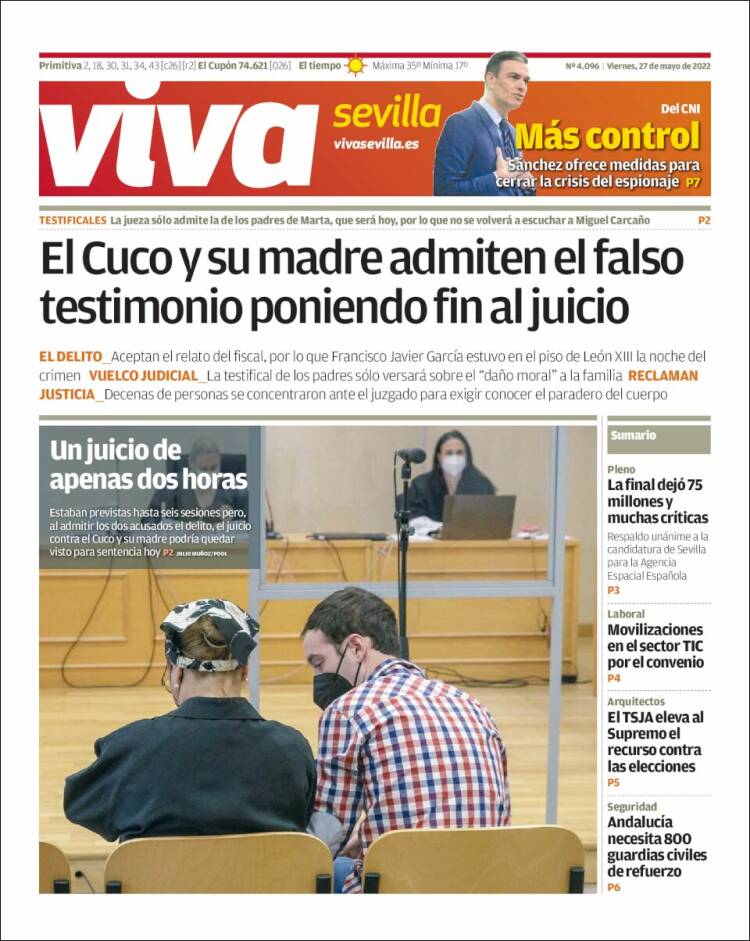 Portada de Viva Sevilla (España)