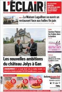 Portada de L'Eclair des Pyrénées (Francia)
