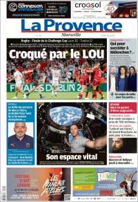 Portada de La Provence (Francia)