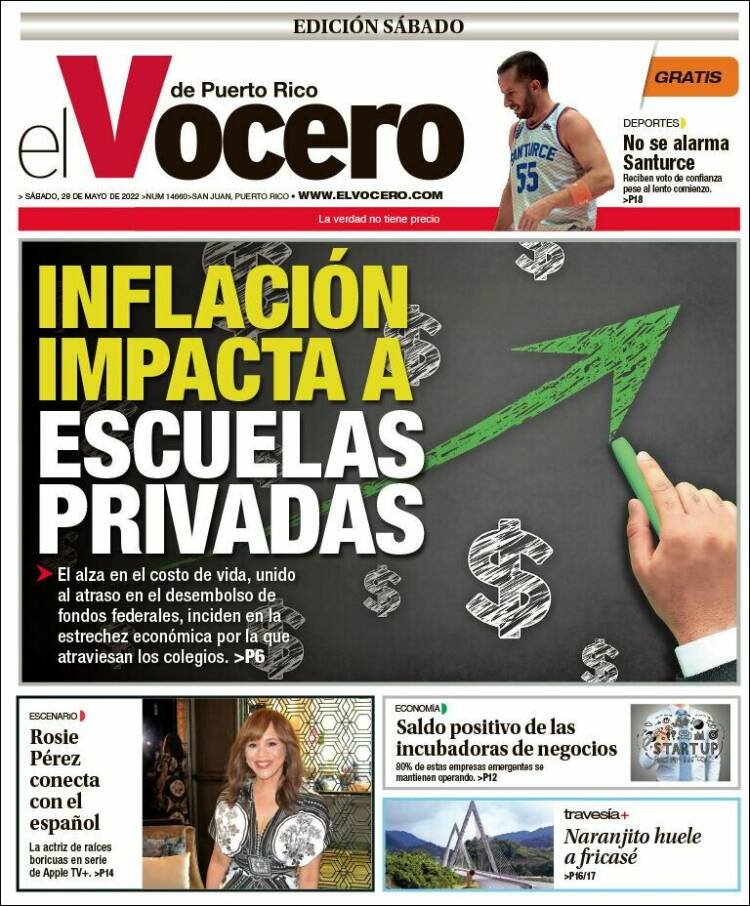Portada de Vocero (Puerto Rico)