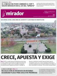 Portada de Diario El Litoral (Argentina)