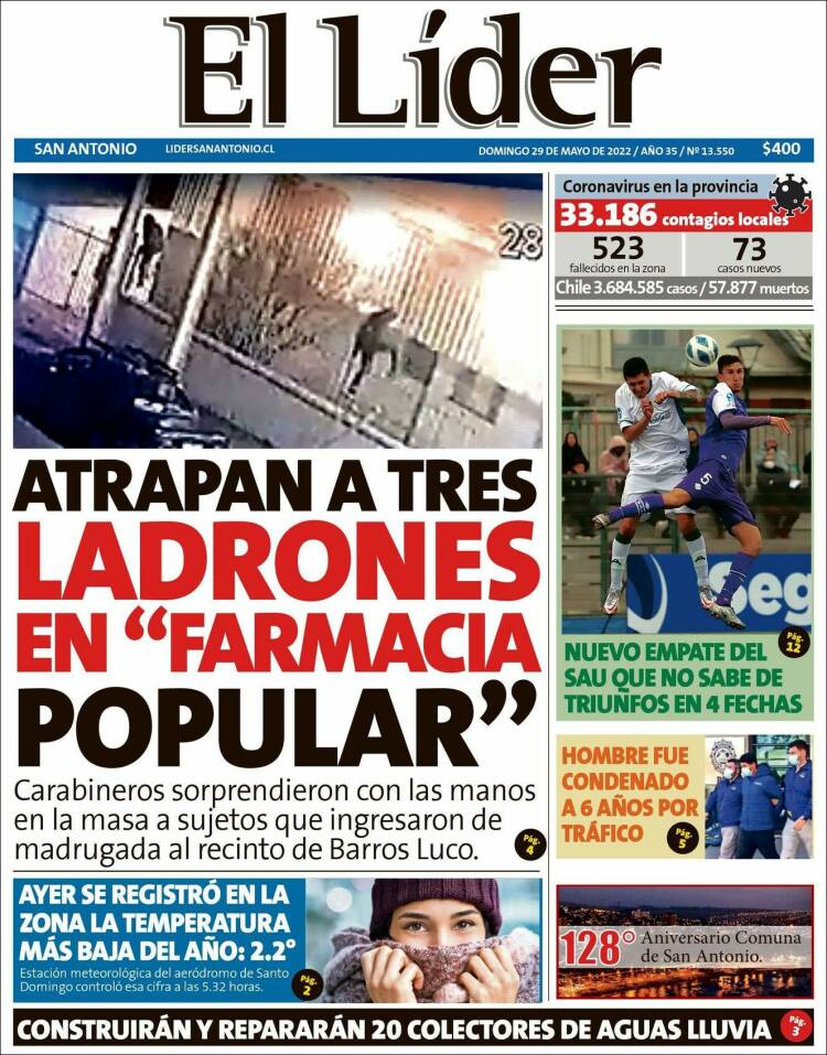 Portada de Lider de San Antonio (Chile)