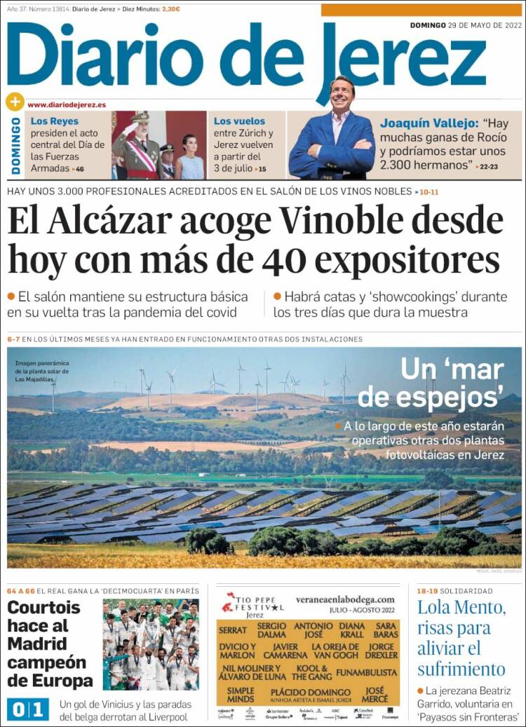 Portada de Diario de Jerez (Spain)