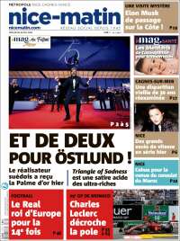 Portada de Nice-Matin (Francia)