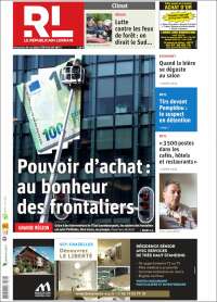 Portada de Le Republicain Lorrain (Francia)