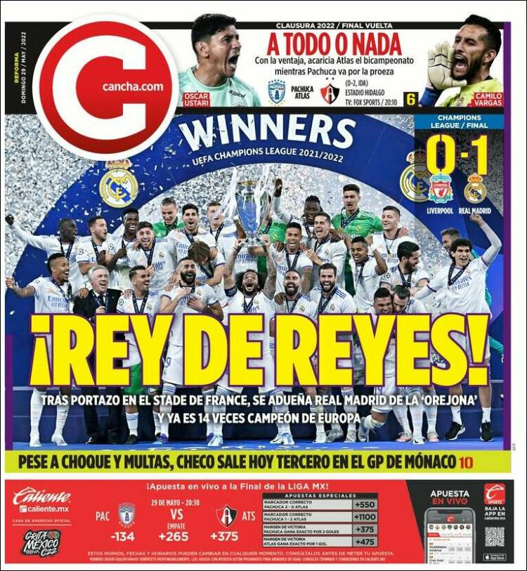 Portada de Cancha (México)