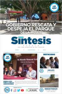 Portada de Síntesis - Puebla (México)