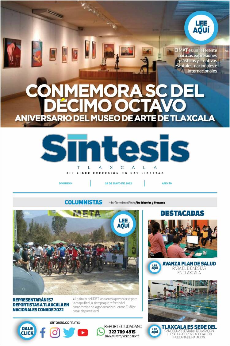 Portada de Síntesis de Tlaxcala (México)