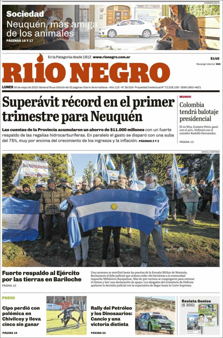 Portada de Rio Negro (Argentina)
