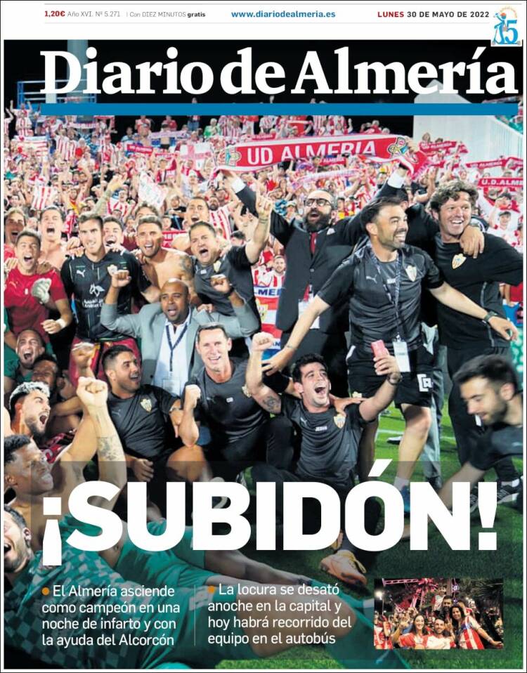 Portada de Diario de Almería (Espa&ntilde;a)