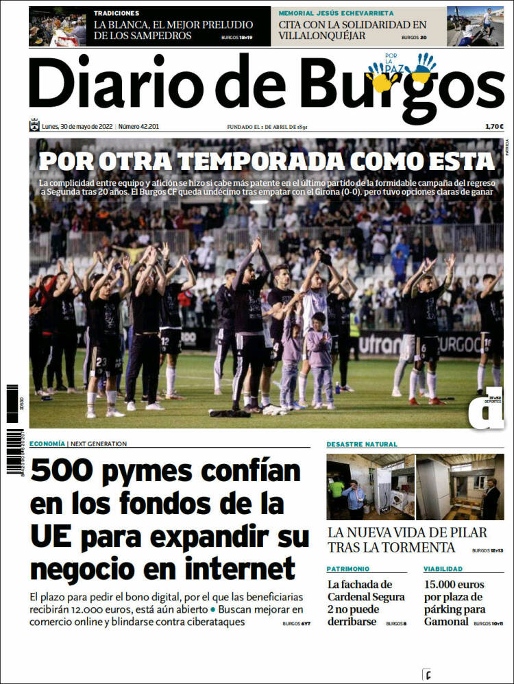 Portada de Diario de Burgos (Espa&ntilde;a)