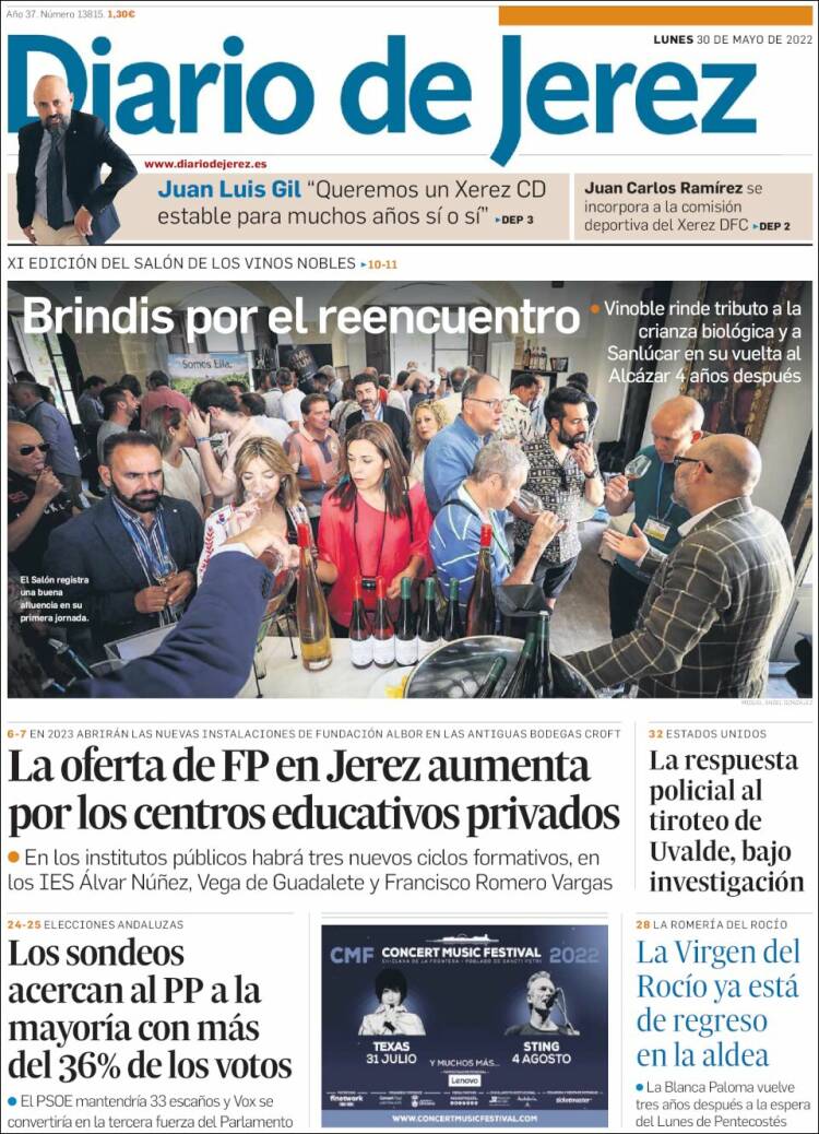 Portada de Diario de Jerez (Espa&ntilde;a)