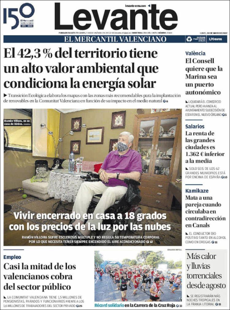 Portada de Levante (Espa&ntilde;a)