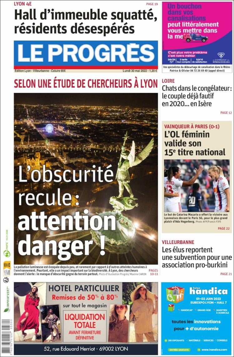 Portada de Progres de Fecamp (Francia)