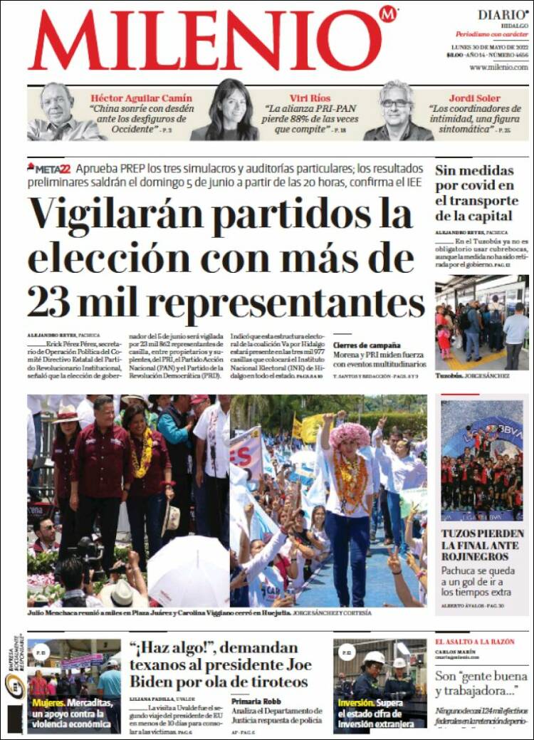 Portada de Milenio de Hidalgo (México)