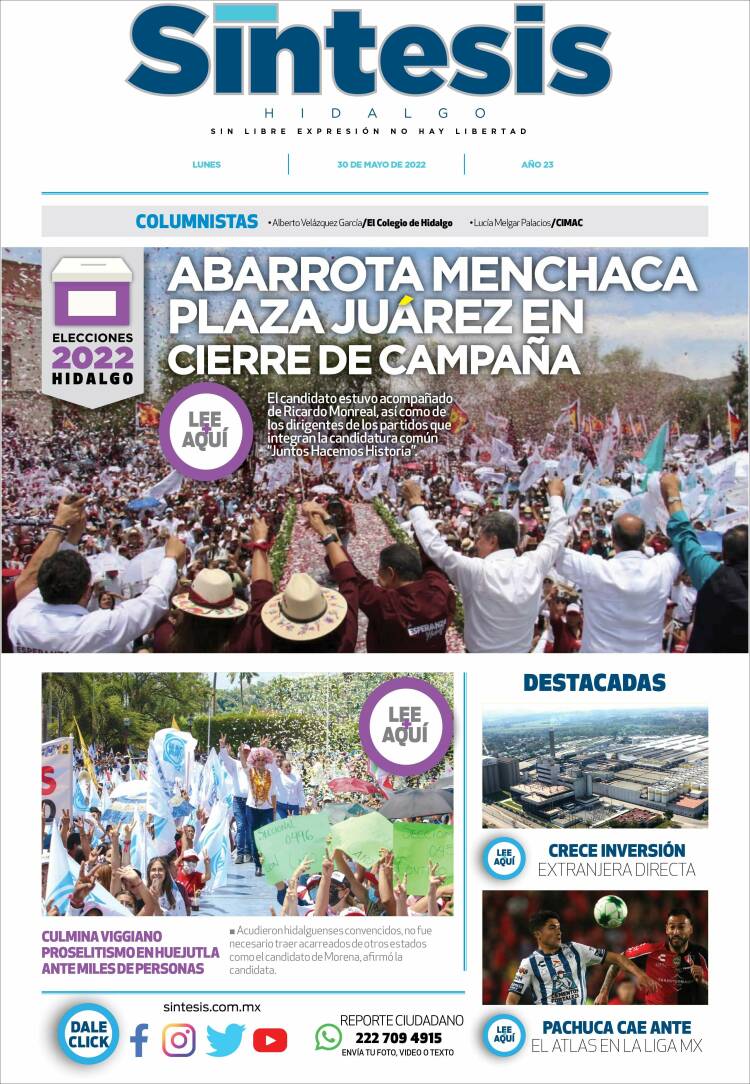 Portada de Sistesis - Hidalgo (México)
