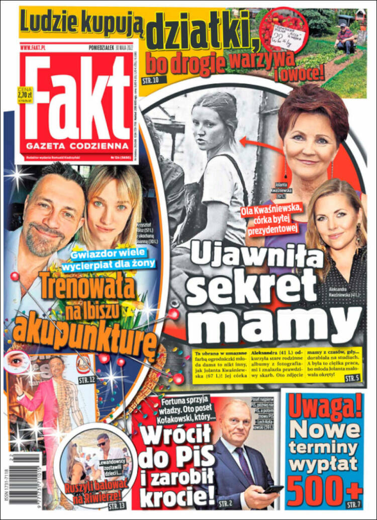 Portada de Fakt (Polonia)