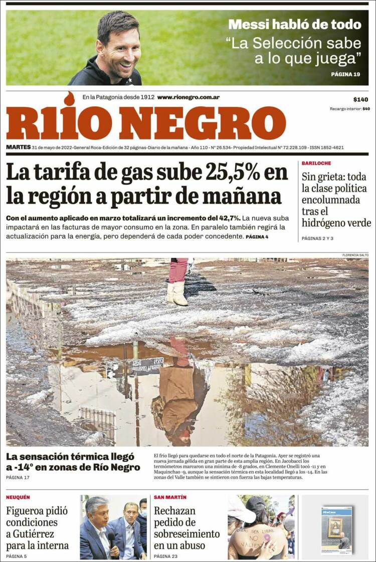 Portada de Rio Negro (Argentina)
