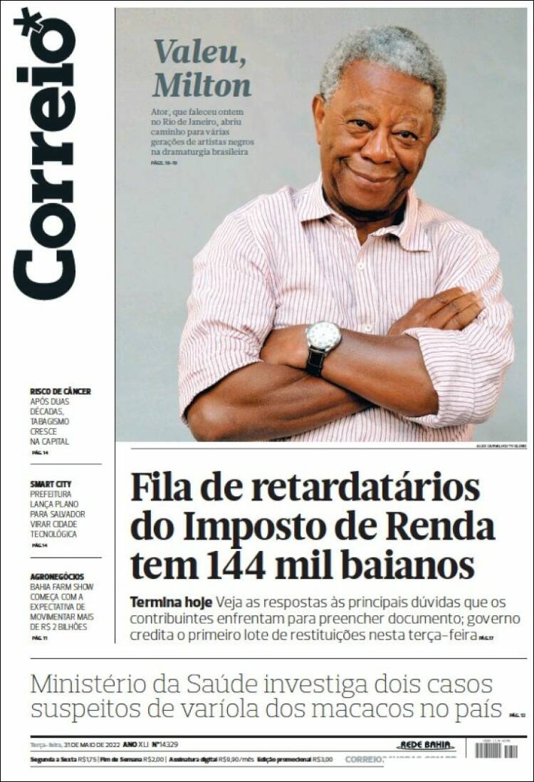 Portada de Correio* (Brasil)