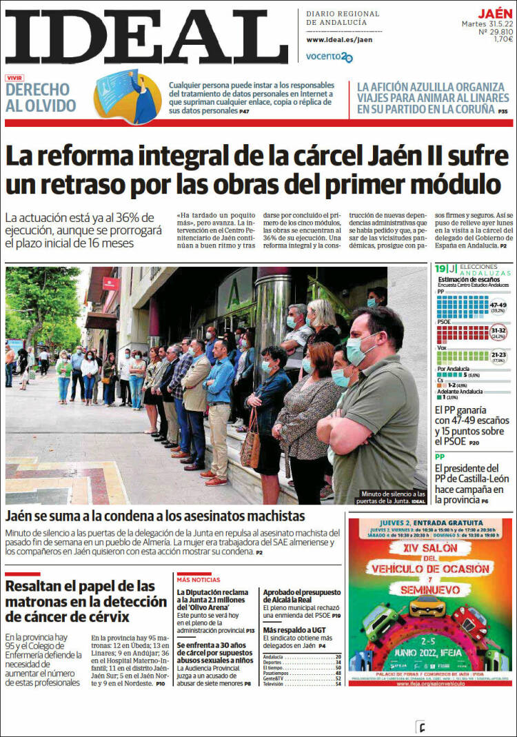 Portada de El Ideal de Jaén (España)