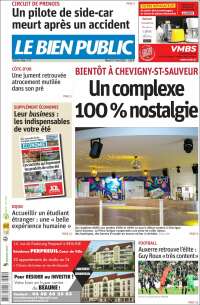 Portada de Le Bien Public (Francia)