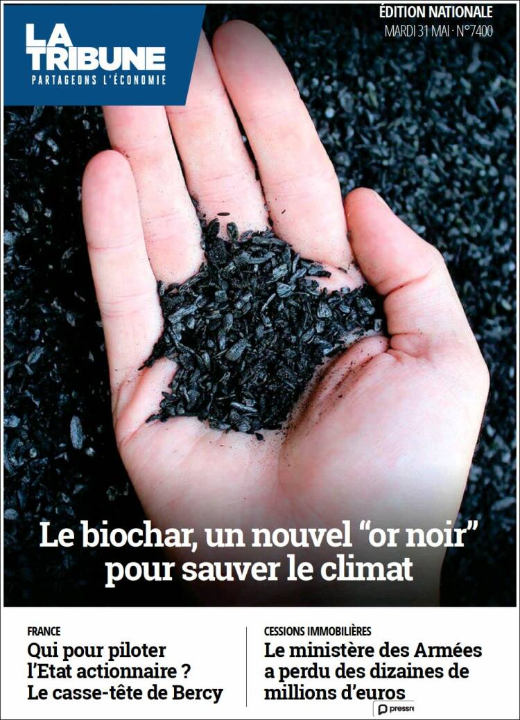 Portada de La Tribune (Francia)