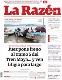 Portada de La Razón (México)