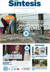 Portada de Síntesis Nacional (México)