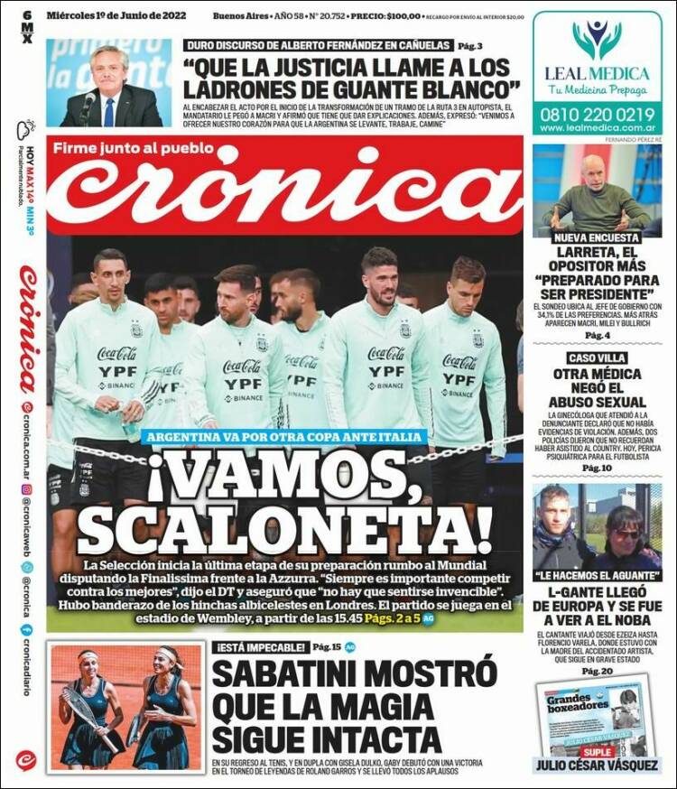 Portada de La Voz del Chaco (Argentina)