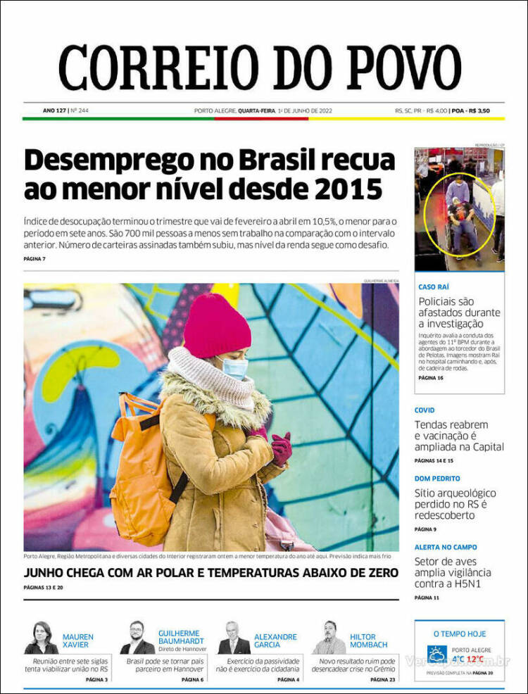 Portada de Correio Do Povo (Brasil)