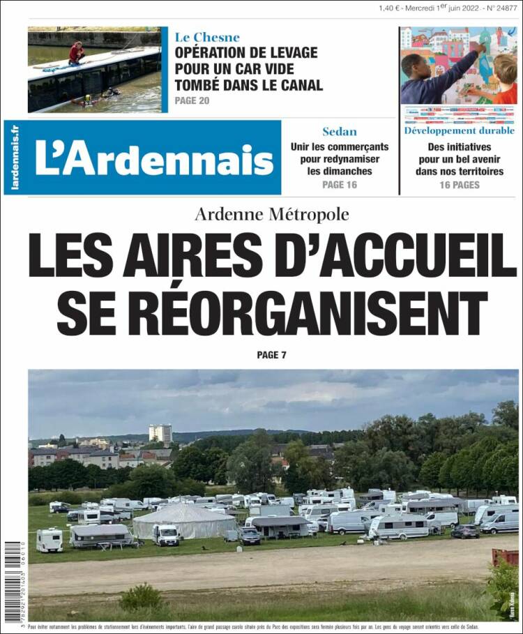 Portada de L'Ardenais (France)