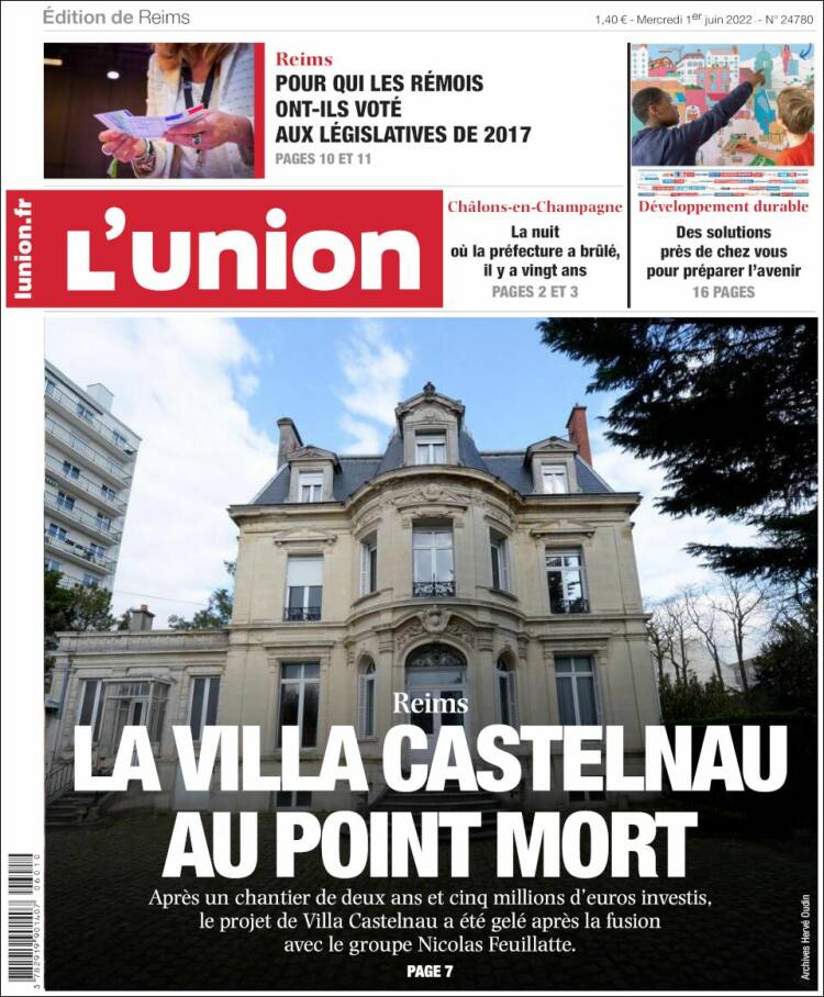Portada de L'Union (France)