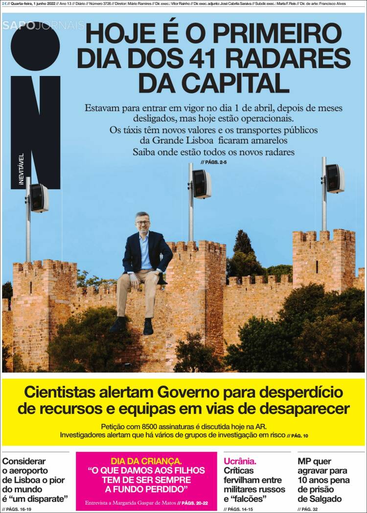 Portada de I - informação (Portugal)