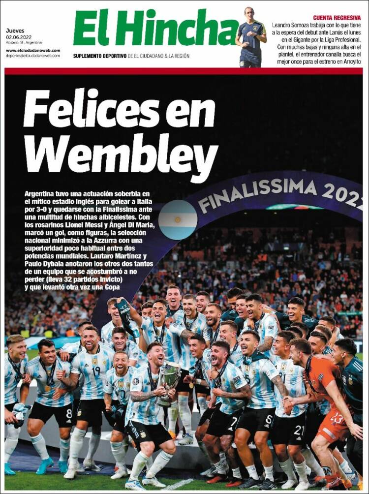 Portada de El Hincha (Argentina)
